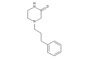 4-(3-phenylpropyl)piperazin-2-one