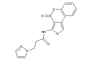 N-(4-ketothieno[3,4-c]chromen-3-yl)-3-pyrazol-1-yl-propionamide