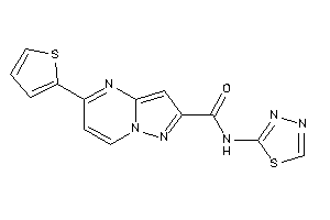 N-(1,3,4-thiadiazol-2-yl)-5-(2-thienyl)pyrazolo[1,5-a]pyrimidine-2-carboxamide