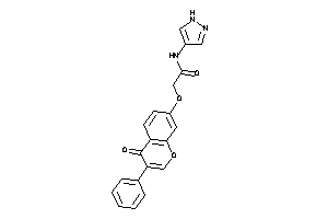 2-(4-keto-3-phenyl-chromen-7-yl)oxy-N-(1H-pyrazol-4-yl)acetamide