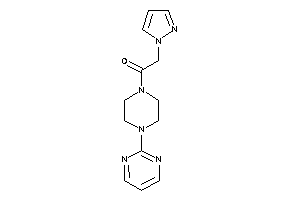 Image of 2-pyrazol-1-yl-1-[4-(2-pyrimidyl)piperazino]ethanone