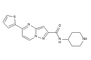 N-(4-piperidyl)-5-(2-thienyl)pyrazolo[1,5-a]pyrimidine-2-carboxamide