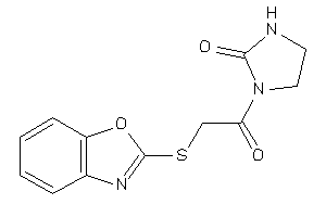 1-[2-(1,3-benzoxazol-2-ylthio)acetyl]-2-imidazolidinone