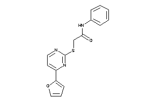 2-[[4-(2-furyl)pyrimidin-2-yl]thio]-N-phenyl-acetamide