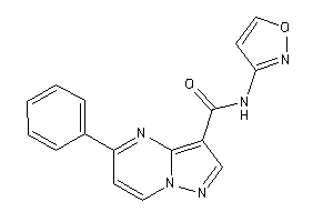 N-isoxazol-3-yl-5-phenyl-pyrazolo[1,5-a]pyrimidine-3-carboxamide