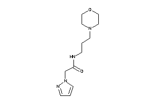 Image of N-(3-morpholinopropyl)-2-pyrazol-1-yl-acetamide