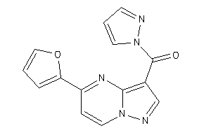 [5-(2-furyl)pyrazolo[1,5-a]pyrimidin-3-yl]-pyrazol-1-yl-methanone