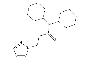 N,N-dicyclohexyl-3-pyrazol-1-yl-propionamide