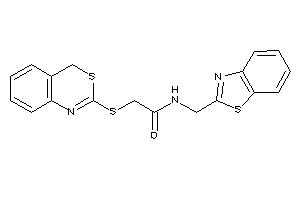 2-(4H-3,1-benzothiazin-2-ylthio)-N-(1,3-benzothiazol-2-ylmethyl)acetamide