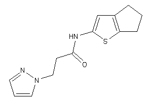 N-(5,6-dihydro-4H-cyclopenta[b]thiophen-2-yl)-3-pyrazol-1-yl-propionamide