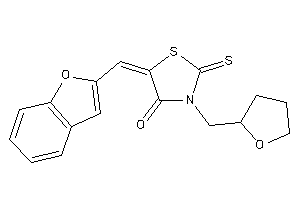 5-(benzofuran-2-ylmethylene)-3-(tetrahydrofurfuryl)-2-thioxo-thiazolidin-4-one