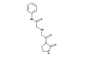 2-[[2-keto-2-(2-ketoimidazolidin-1-yl)ethyl]amino]-N-phenyl-acetamide