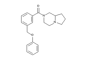 3,4,6,7,8,8a-hexahydro-1H-pyrrolo[1,2-a]pyrazin-2-yl-[3-(phenoxymethyl)phenyl]methanone