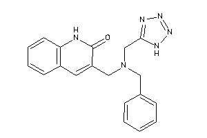3-[[benzyl(1H-tetrazol-5-ylmethyl)amino]methyl]carbostyril