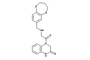 4-[2-(3,4-dihydro-2H-1,5-benzodioxepin-7-ylmethylamino)acetyl]-1,3-dihydroquinoxalin-2-one