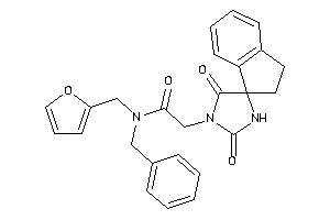 N-benzyl-2-(2,5-diketospiro[imidazolidine-4,1'-indane]-1-yl)-N-(2-furfuryl)acetamide