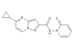 5-cyclopropyl-N-(2-keto-1-pyridyl)pyrazolo[1,5-a]pyrimidine-2-carboxamide