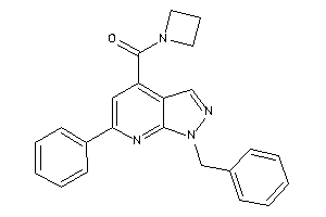 Image of Azetidin-1-yl-(1-benzyl-6-phenyl-pyrazolo[3,4-b]pyridin-4-yl)methanone