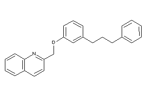 2-[[3-(3-phenylpropyl)phenoxy]methyl]quinoline