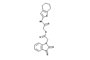 2-(2,3-diketoindolin-1-yl)acetic Acid [2-keto-2-(4,5,6,7-tetrahydrobenzothiophen-2-ylamino)ethyl] Ester