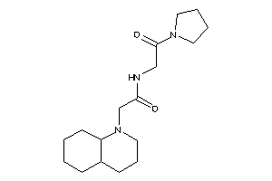 2-(3,4,4a,5,6,7,8,8a-octahydro-2H-quinolin-1-yl)-N-(2-keto-2-pyrrolidino-ethyl)acetamide