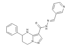 5-phenyl-N-(3-pyridylmethyleneamino)-4,5,6,7-tetrahydropyrazolo[1,5-a]pyrimidine-3-carboxamide