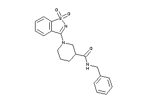 N-benzyl-1-(1,1-diketo-1,2-benzothiazol-3-yl)nipecotamide