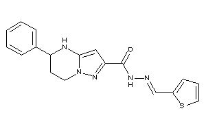 5-phenyl-N-(2-thenylideneamino)-4,5,6,7-tetrahydropyrazolo[1,5-a]pyrimidine-2-carboxamide