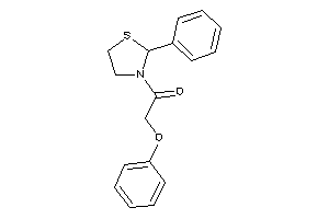 2-phenoxy-1-(2-phenylthiazolidin-3-yl)ethanone