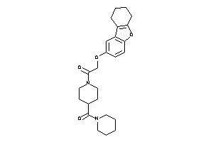 1-[4-(piperidine-1-carbonyl)piperidino]-2-(6,7,8,9-tetrahydrodibenzofuran-2-yloxy)ethanone