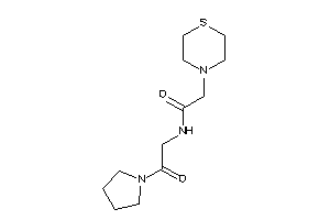 N-(2-keto-2-pyrrolidino-ethyl)-2-thiomorpholino-acetamide