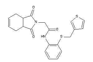 2-(1,3-diketo-3a,4,7,7a-tetrahydroisoindol-2-yl)-N-[2-(3-thenylthio)phenyl]acetamide