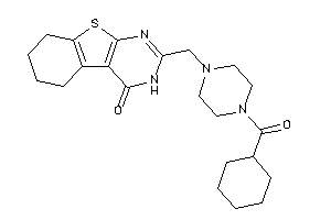 2-[[4-(cyclohexanecarbonyl)piperazino]methyl]-5,6,7,8-tetrahydro-3H-benzothiopheno[2,3-d]pyrimidin-4-one