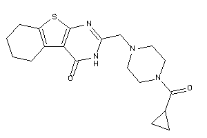 2-[[4-(cyclopropanecarbonyl)piperazino]methyl]-5,6,7,8-tetrahydro-3H-benzothiopheno[2,3-d]pyrimidin-4-one