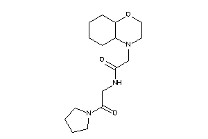 2-(2,3,4a,5,6,7,8,8a-octahydrobenzo[b][1,4]oxazin-4-yl)-N-(2-keto-2-pyrrolidino-ethyl)acetamide