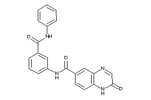 2-keto-N-[3-(phenylcarbamoyl)phenyl]-1H-quinoxaline-6-carboxamide