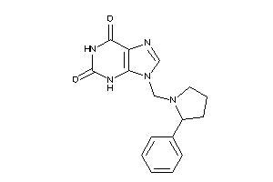 9-[(2-phenylpyrrolidino)methyl]xanthine