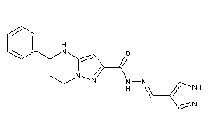 5-phenyl-N-(1H-pyrazol-4-ylmethyleneamino)-4,5,6,7-tetrahydropyrazolo[1,5-a]pyrimidine-2-carboxamide