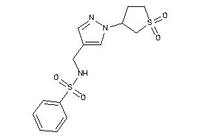 N-[[1-(1,1-diketothiolan-3-yl)pyrazol-4-yl]methyl]benzenesulfonamide