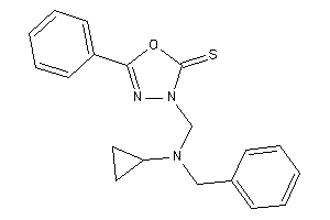 3-[[benzyl(cyclopropyl)amino]methyl]-5-phenyl-1,3,4-oxadiazole-2-thione