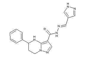 5-phenyl-N-(1H-pyrazol-4-ylmethyleneamino)-4,5,6,7-tetrahydropyrazolo[1,5-a]pyrimidine-3-carboxamide