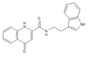 N-[2-(1H-indol-3-yl)ethyl]-4-keto-1H-quinoline-2-carboxamide