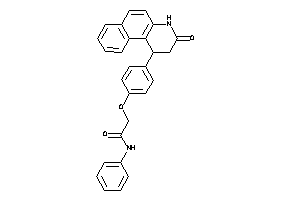 Image of 2-[4-(3-keto-2,4-dihydro-1H-benzo[f]quinolin-1-yl)phenoxy]-N-phenyl-acetamide