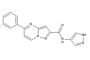 5-phenyl-N-(1H-pyrazol-4-yl)pyrazolo[1,5-a]pyrimidine-2-carboxamide