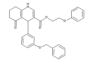 4-(3-benzoxyphenyl)-5-keto-4,6,7,8-tetrahydro-1H-quinoline-3-carboxylic Acid 2-phenoxyethyl Ester