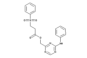 3-besylpropionic Acid (4-anilino-s-triazin-2-yl)methyl Ester