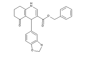 4-(1,3-benzodioxol-5-yl)-5-keto-4,6,7,8-tetrahydro-1H-quinoline-3-carboxylic Acid Benzyl Ester