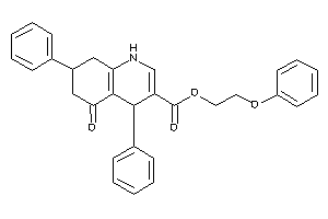 5-keto-4,7-diphenyl-4,6,7,8-tetrahydro-1H-quinoline-3-carboxylic Acid 2-phenoxyethyl Ester