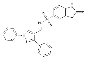 N-[(1,3-diphenylpyrazol-4-yl)methyl]-2-keto-indoline-5-sulfonamide