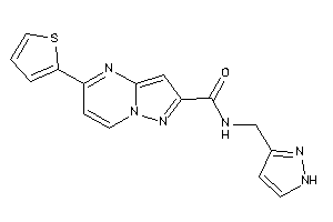 N-(1H-pyrazol-3-ylmethyl)-5-(2-thienyl)pyrazolo[1,5-a]pyrimidine-2-carboxamide